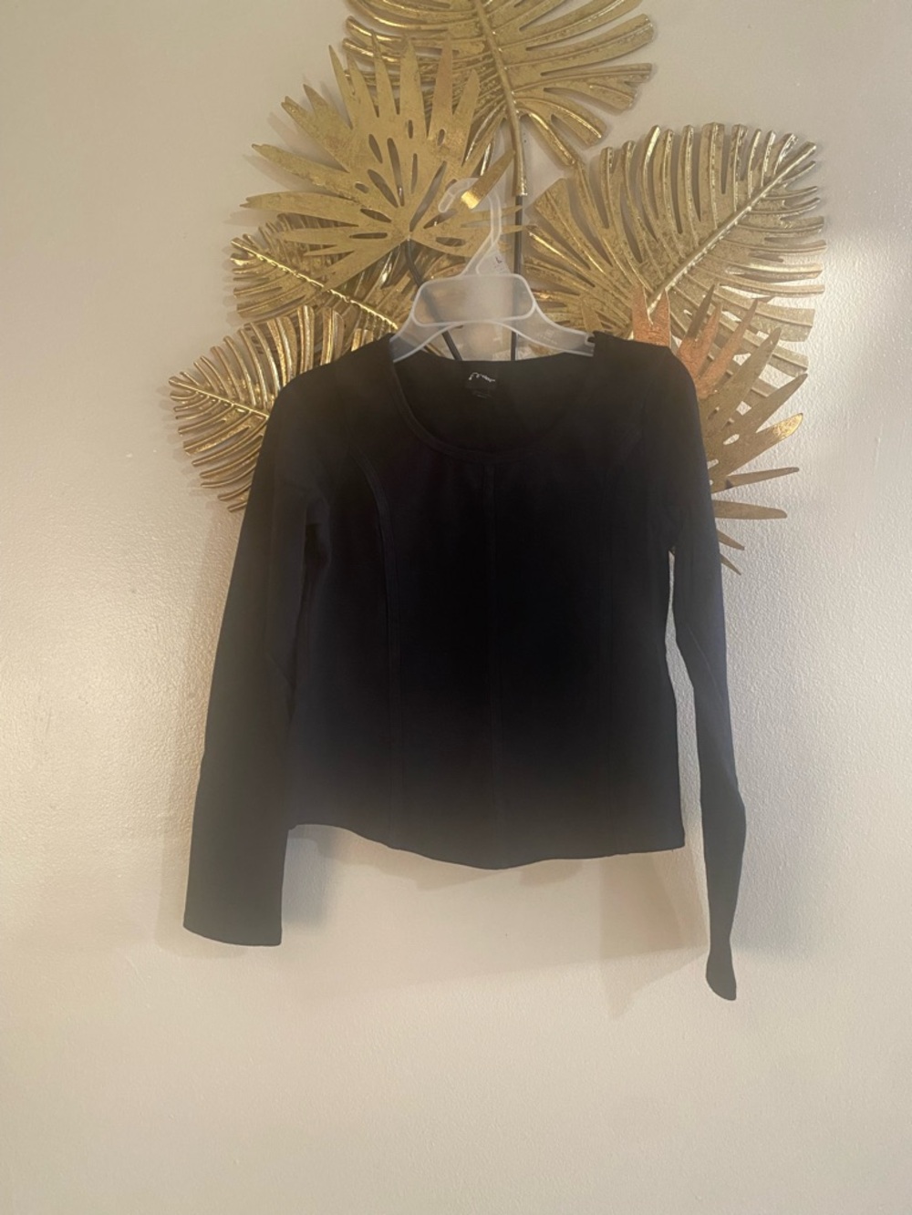 art class Black Long-Sleeve Crewneck Top
